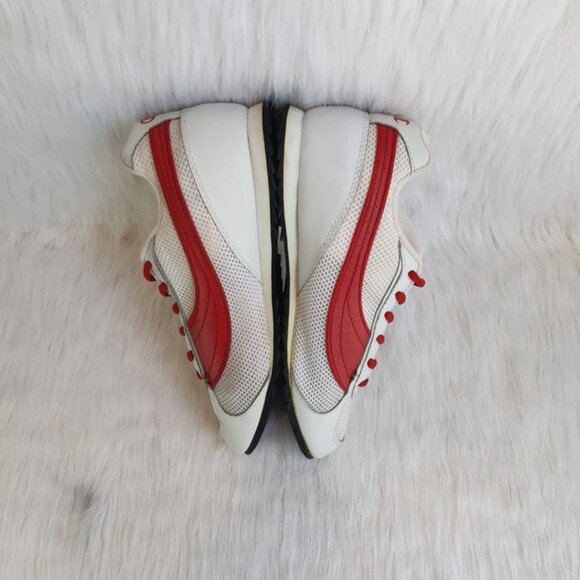 Champion Walking / Running Shoes White/red Vintage - Picture 6 of 16